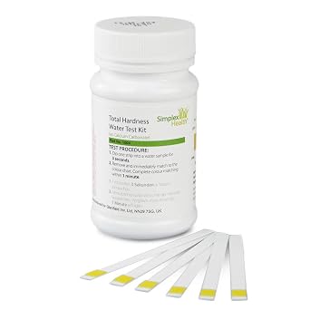 SimplexHealth Total Hardness Water Test Strips 50 Strips