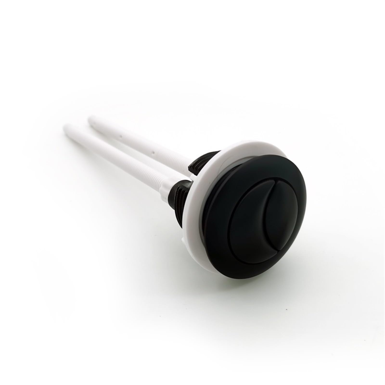 Double Flush Toilet Button, Dual Flush Toilet Button Black Round 38mm