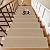 OJIA Stair Treads for Wooden Steps Indoor Washable Stair Carpet Non-Slip 15PCS 30"x8" Rubber Backing Stair Mats Stair Runners for Kids, Elders and Dogs, Staircase Step Treads Stair Covers