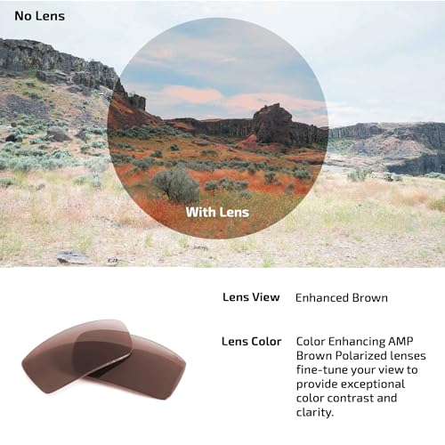 Image of Fuse Lenses Amp Color Enhancing Replacement Lenses For Oakley Fuel Cell | AMP Color Enhancing Lenses | UV400 Protection | Impact-resistant polycarbonate