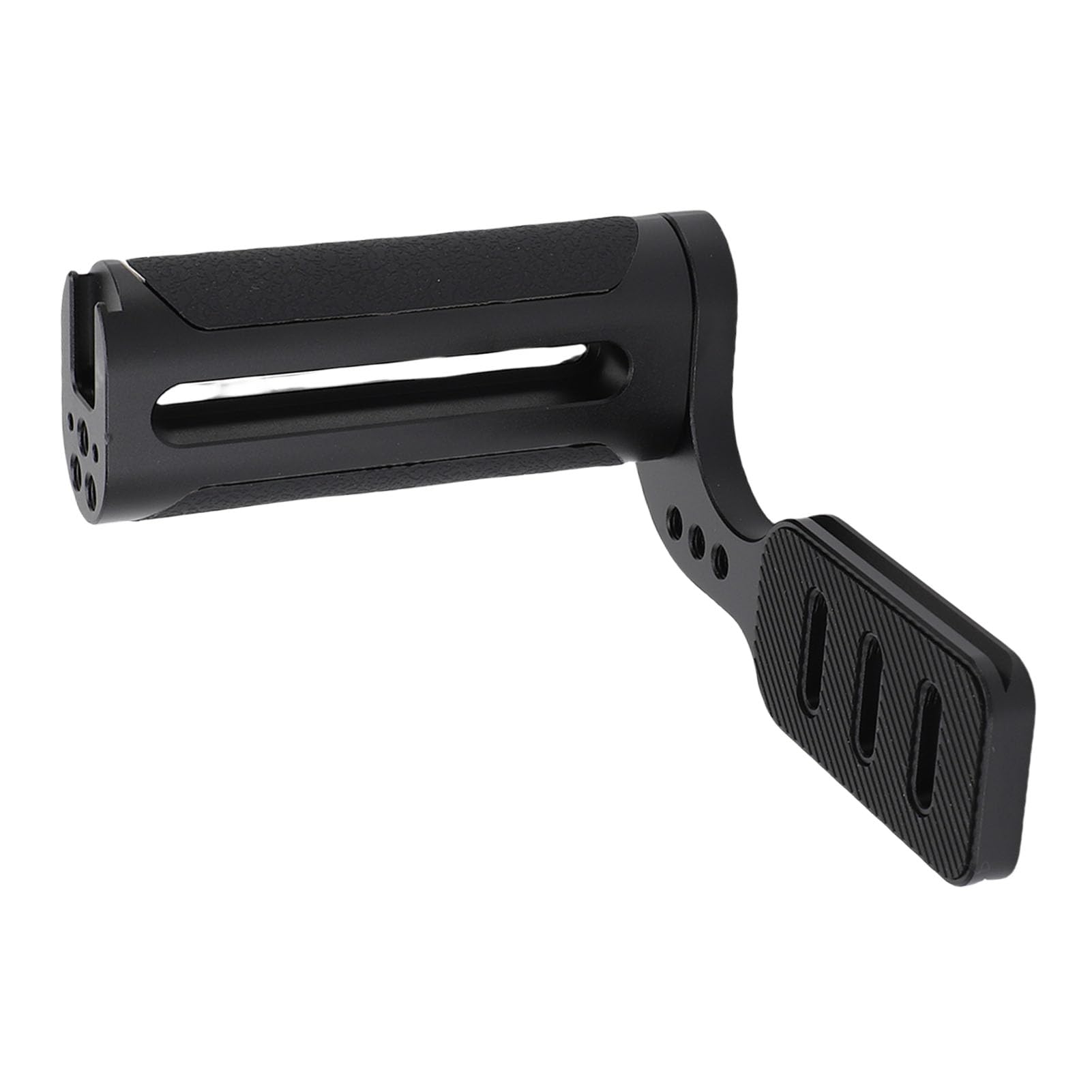 Generic Impugnatura Laterale Universale per Fotocamera con Supporto per Slitta Fredda per Piastra Inferiore DSLR Mirrorless L - Installazione Semplice per Viaggi Fotografici in Esterni Lega di