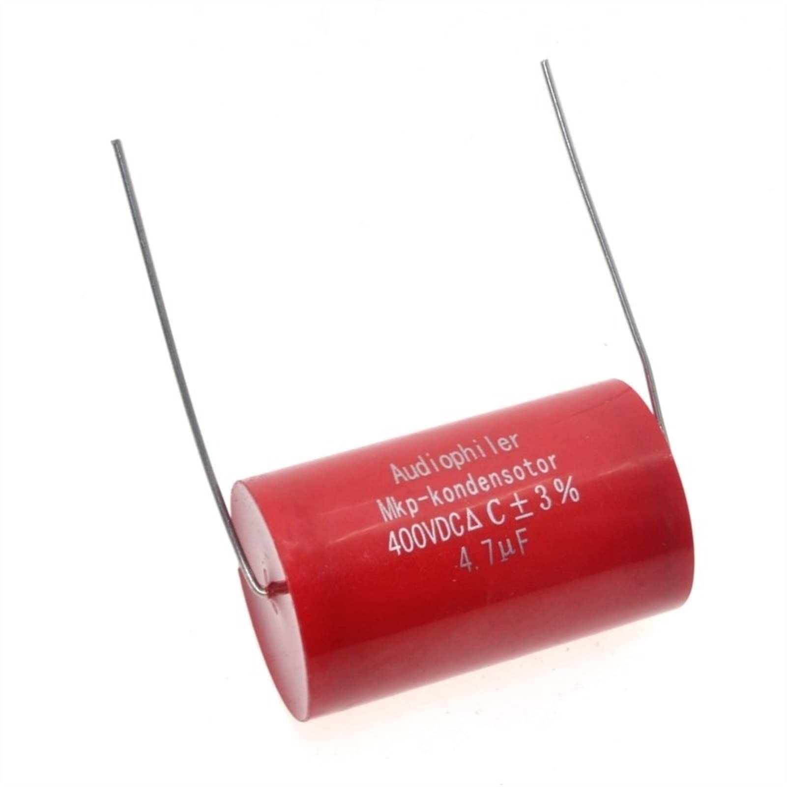 Condensatori 10Pcs 4.7UF 400VDC HiFi Condensatore audio fai-da-te for amplificatori valvolari for chitarra Passive Components