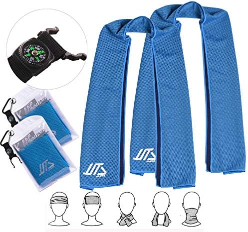 JUSTA - Instant Cooling Towel, Super Absorbent Snap Cooling Towels for Sports and Fitness (40''x12) …