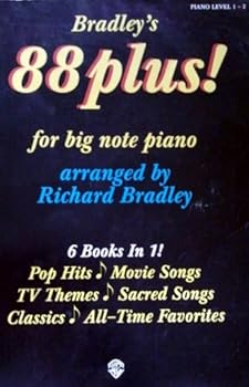 Paperback Bradley's 88 Plus!: For Big Note Piano Book