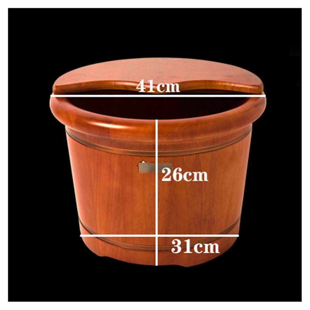 Bacino del pediluvio, Barile per Il Lavaggio dei Piedi, Vasca in Legno per Pedicure, Barili per Pedicure per Massaggi, Sollievo dall'affaticamento dal Dolore Domestico (Color : 1), Allevia Il Dolore