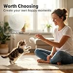 SENOY Cat Toy Ball for Indoor Cats | Soft Wool Cat Toys, High Elasticity Cat Pom Pom Balls for Bored Indoor Adult Cats, Interactive Balls for Cats, Kittens - Image 6