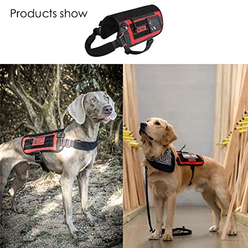 OneTigris Colete Para Cães De Serviço, Arnês Tático Para Cães UTX Fivela De Liberação Rápida, Alça R