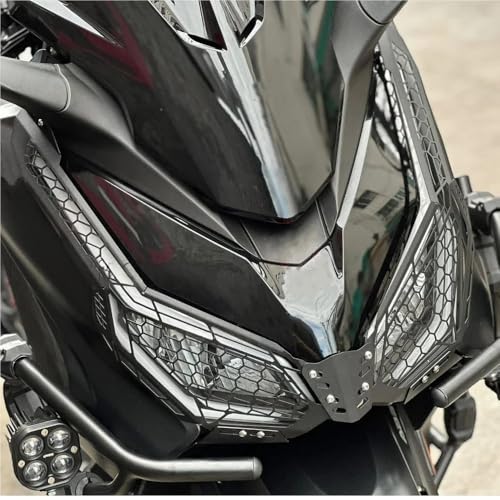 Couvercle protection phare Forza 350 grille acier robuste - 2