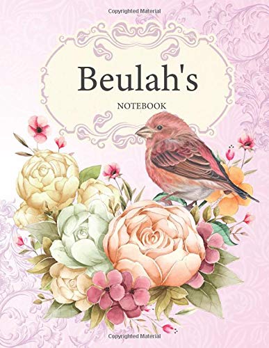 Beulah's Notebook: Premium Personalized Ruled Notebooks Journals for Women and Teen Girls