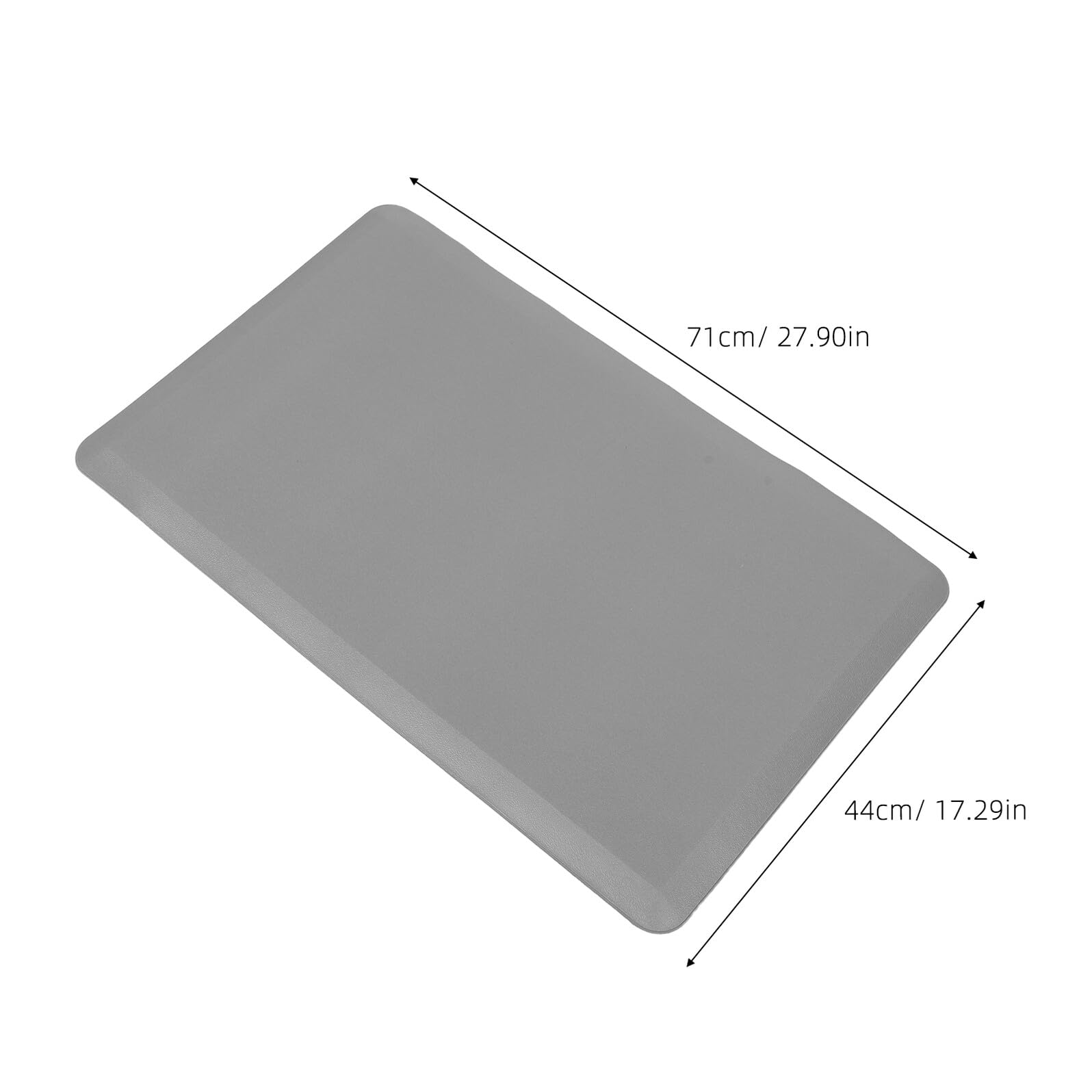 Artibetter Anti Ermüdungs Küchenmatte 44X71X12cm Gepolstert rutschfest Ergonomische Stehmatte für Küche Büro und Wäscherei