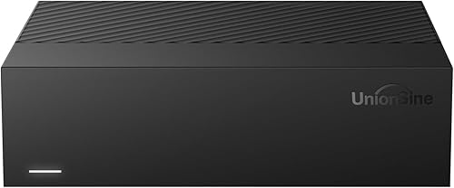 UnionSine Disco duro externo de escritorio de 10 TB, USB3.0 Tipo-C 3.5 "Almacenamiento HDD Compatible para PC, Mac, TV, computadora de escritorio,