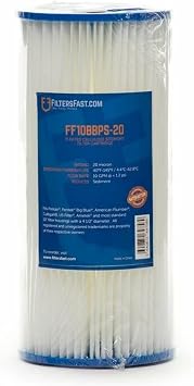 Filters Fast FF10BBPS-20 Compatible Replacement for Pentek S1-BB FF Water Filter Cartridge, 10-Inch