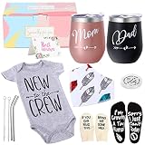 Pregnancy Gifts for New Parents,First Time New Mom Gifts for Pregnancy Announcement,Baby Gifts Baske