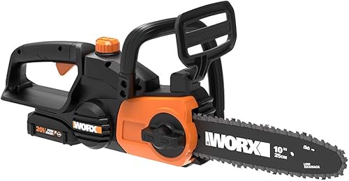 Miniatura 2 de WORX WG322 - Motosierra inalámbrica de 20 V Power Share de 10 pulgadas con tensión automática y WG163 GT 3.0 20V PowerShare 12 pulgadas y