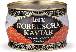 500g GORBUSHA Caviar Salmon Pink RED KAVIAR IKRA. at Our Low Prices You can Afford Real Caviar by The Spoonful!