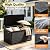 328 Gallon Waterproof Outdoor Storage Box, Heavy Duty Resin Deck Box Lockable, Large Outside Patio Storage Bench for Garden Tools & Pool Accessories, Hydraulic Lift, All-Season UV-Resistant, Black