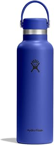 Hydro Flask Water Bottle - Insulated Stainless Steel - Non Spill, Leakproof in 21 Oz Capri Blue