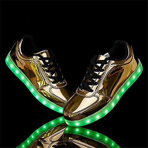 Image of SANYES LED Light Up Shoes for Women Men, Low-Top USB Rechargeable Glowing Sneakers, Luminous Dancing Shoes for Party Sports