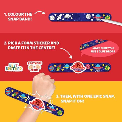 Image of Skillmatics Snap Bandz - Rakhi Love, DIY Jewelry Art & Craft Activity