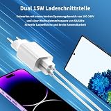 4er Pack USB ladegerät für iPhone 16 15 14 Plus Pro Max 13 12 11 SE Samsung Android Adapter, iPhone ladegerät Ladestecker Power USB stecker Netzteil(Ohne Ladekabel)