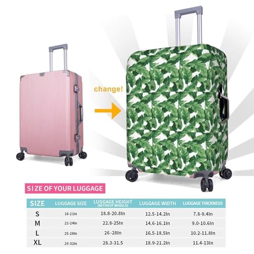 Housse de protection lavable en polyester motif palmier vert taille M - 5