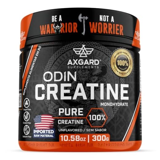 Creatina 300g - 100% Creatina Pura - Importada - Creatina Monohidratada - Com LAUDO EUROFINS - Axgard Supplements