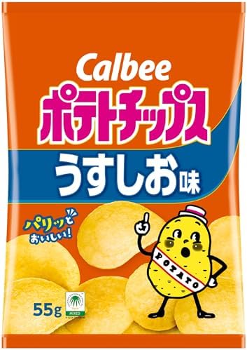 カルビー ポテトチップスうすしお味 55g×16袋