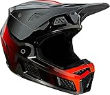 fox v3 helm schirm  FOX V3 RS Wired Motocross Helm Grau XL (61/62)