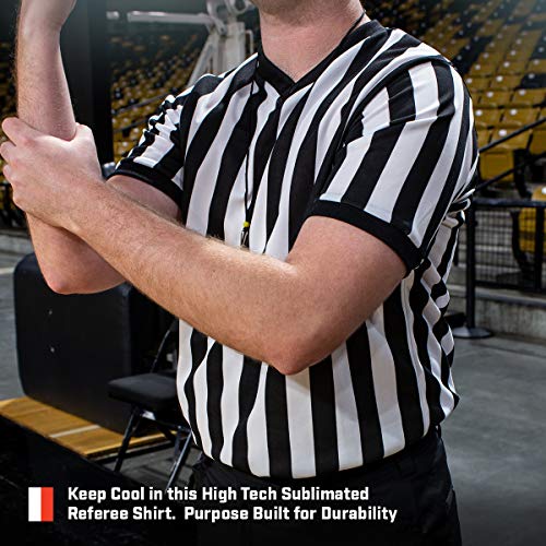 3N2 V-Neck Referee Shirt - Basketball, (7000-L) #TOP4