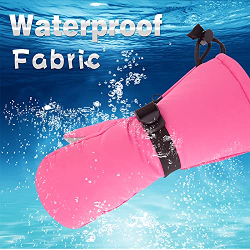 Image of BAVST Winter Kids Waterproof Gloves for Boys Girls Snow Ski Toddler Baby Mittens Outdoor for Infant Teens 1-5T