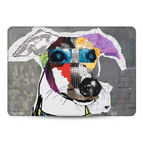 Couverture vinyle premium Michel Keck Greyhound compatible MacBook Air 13.6