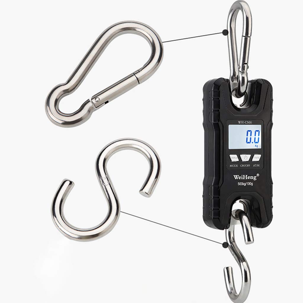 Kg/1000 kg podświetlany wyświetlacz LCD waga wędkarska cyfrowa elektroniczna waga wędkarska z hakiem antypoślizgowa wisząca na rynku rolnym
