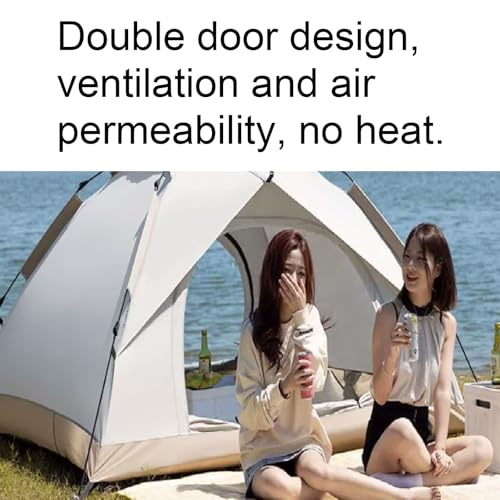 Carpa portátil con doble puerta para camping miniatura 5