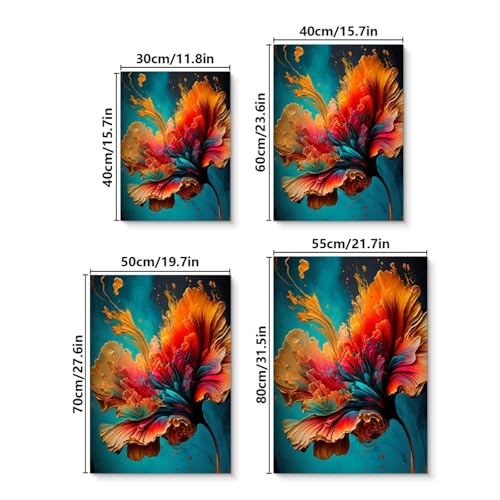 Art mural abstrait classique pour un salon ou une chambre - 5