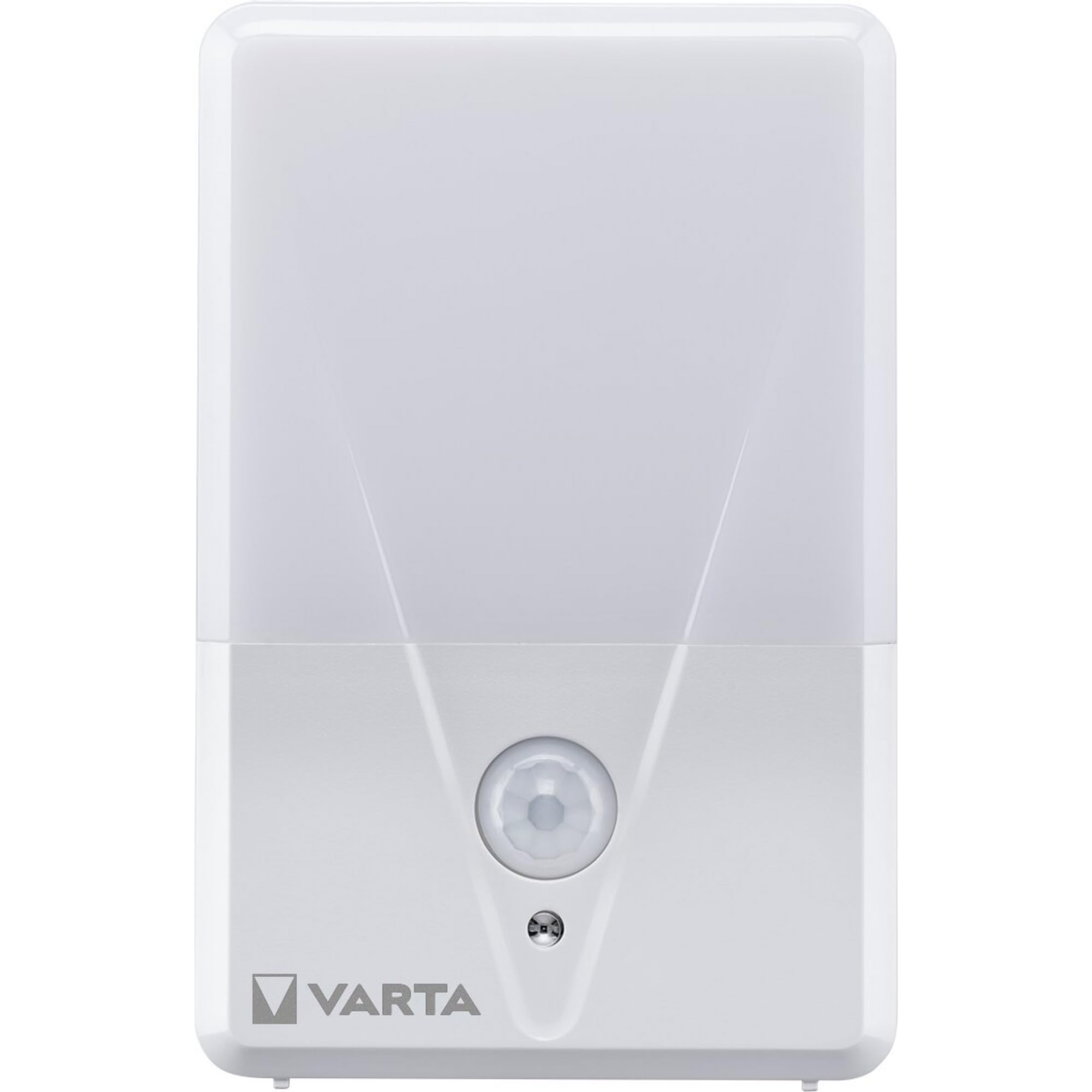 VARTA Nachtlicht mit Bewegungssensor LED inkl. 3x AAA Batterien, Motion Sensor Night Light, einfache Installation: Schraube, Magnet oder 3M-Klebeband, automatische Abschaltung