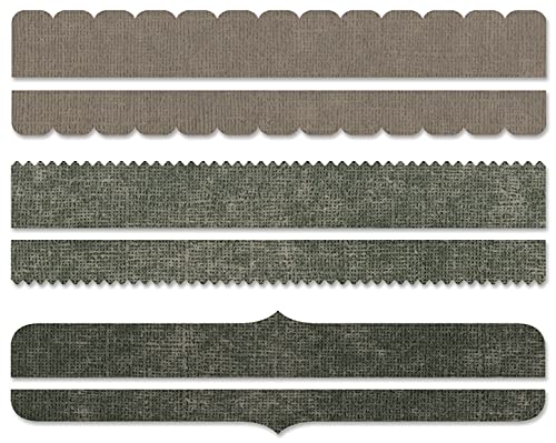 Sizzix Thinlits Die Set 6PK-Decorative Trims by Tim Holtz, 665435, Multicolor