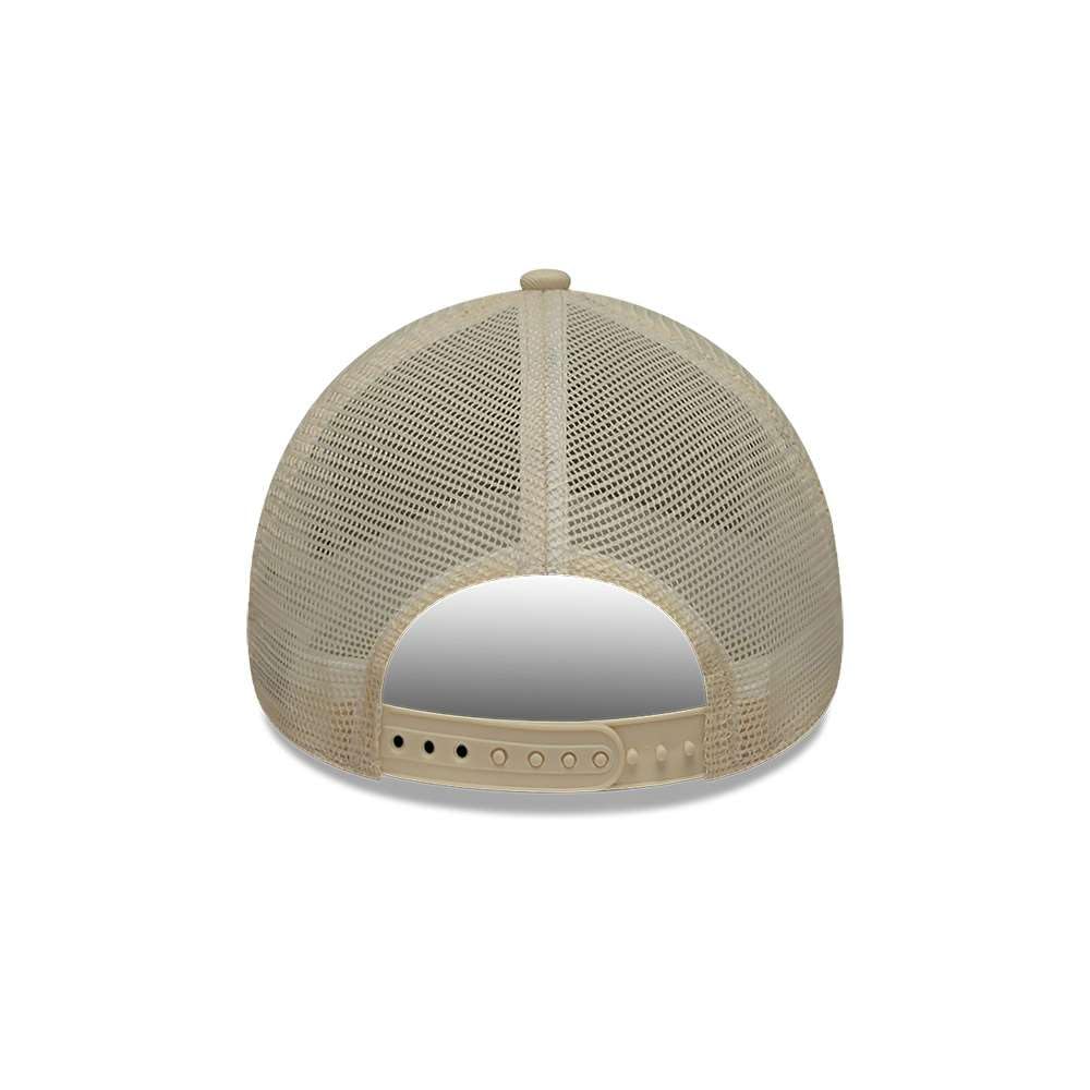 New Era Czapka Trucker MLB Regulowana NYEra dla kobiet/mężczyzn - Siatkowa czapka baseballowa Snapback, z daszkiem, Wiosna-Lato, Wiosna, Lato, Jesień, Zima - Jeden rozmiar, Kremowo-biała
