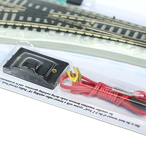 Ho Scale Bachmann Trains Snap-Fit E-Z Track Remote Turnout - Left #TOP2