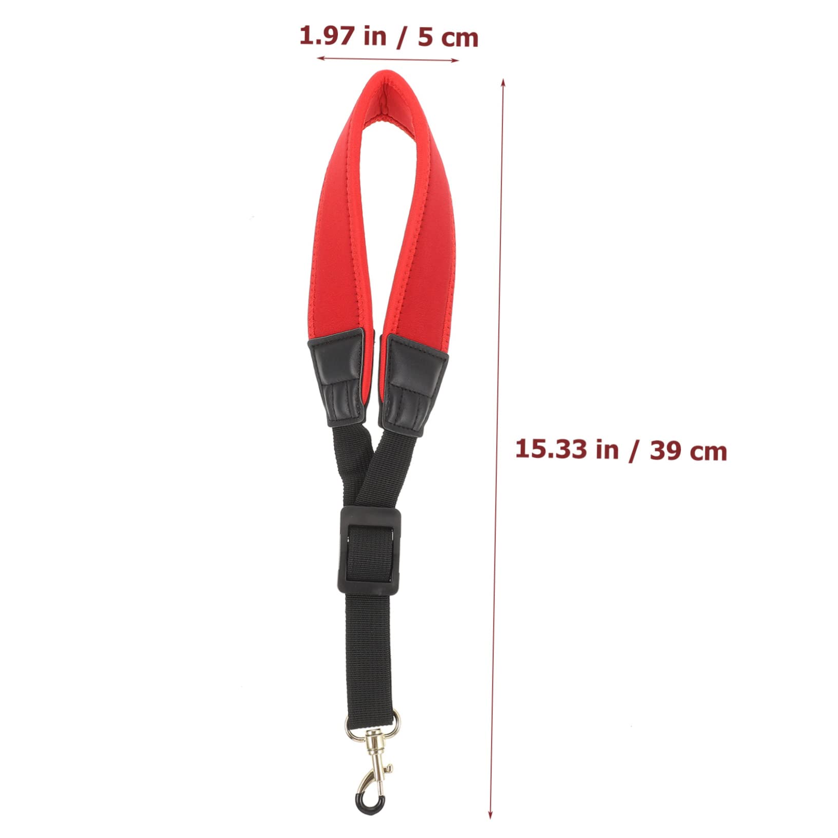 ibasenice 3pezzi Cinghia Per Sax e Tenore Elastico Tracolla Comfort Per Performance Musicale Accessorio Pratico e Durevole Per Studenti e Musicisti