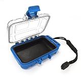 Waterproof BTE Hearing Aid Case Earphone Case Hard Protective Box in Ear Monitor Storage for BTE,CIM