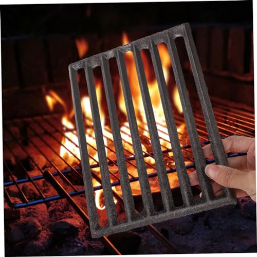 Barbecue poêle et cheminée support fer rectangulaire haute température