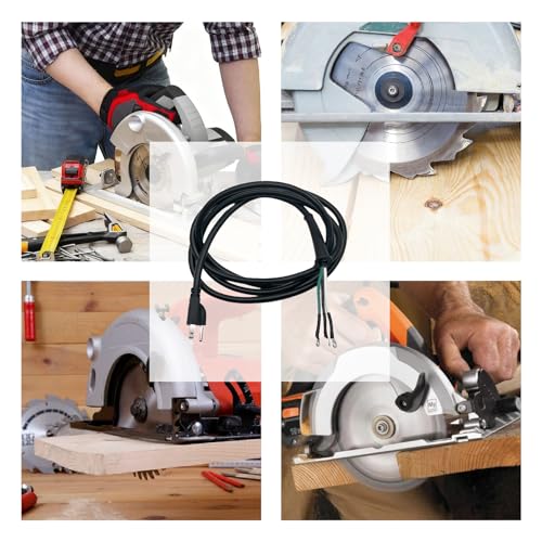Image of 95104L Circular Saw Power Cord-1pc | Compatible with SKILSAW Saw SPT77W, SPT77WM, SPT77WML, SPT78W, SPT70WM, SPT78MMC, SPT70V, SPT55, and HD77-02