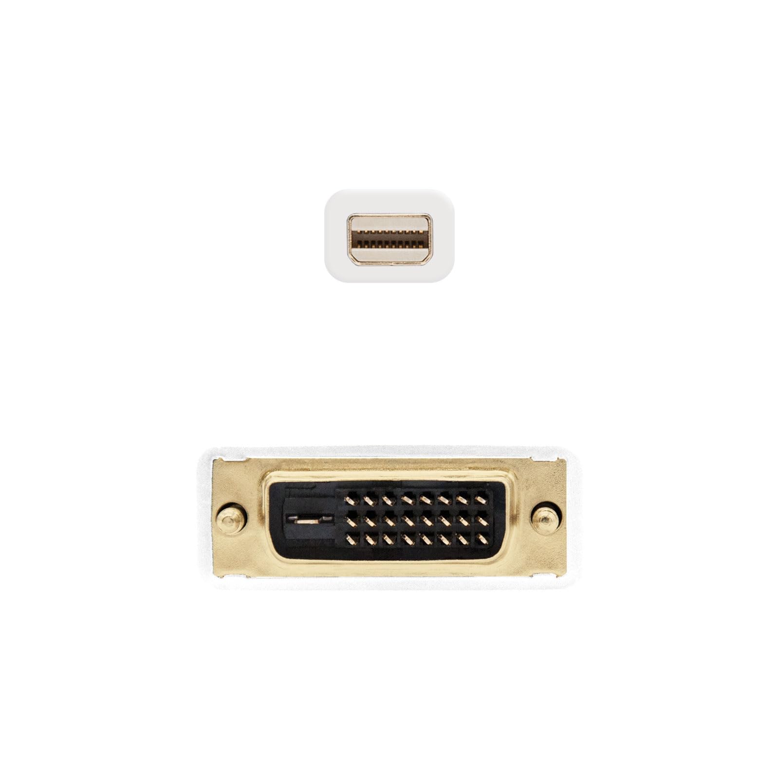 Brightium Mini DisplayPort to DVI Converter Cable - White - 5m - Ideal for connecting Mini DP devices to displays with DVI input.