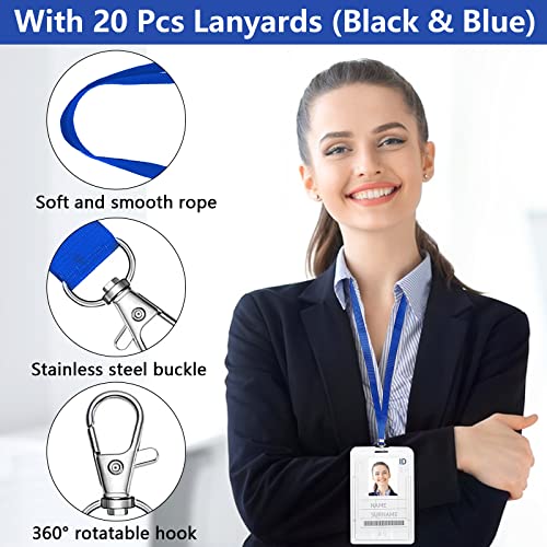 RUIJIE® 10 pezzi Porta ID Badge da collo