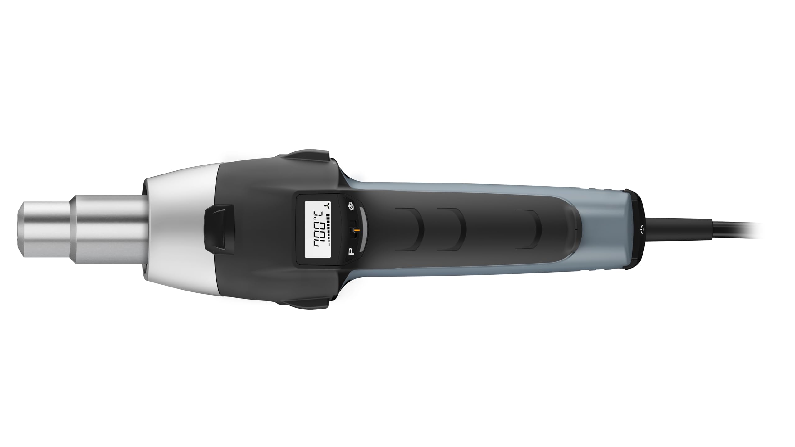 Steinel Pistola de Aire Caliente Hg 2620 E, Pistola de Aire Caliente Profesional, Cable de 3 m, Pantalla LCD, 700 °C, 500 l/min, 2300 W