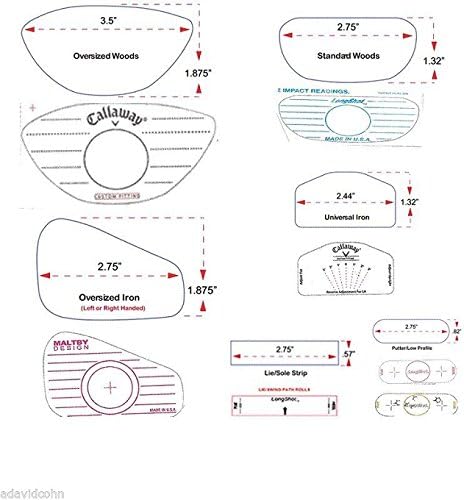 Golf Swing Trainer Training Aid 27 Labels Set