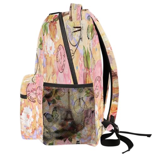 Sac à dos d'école Paris et voyage décontracté ordi portable