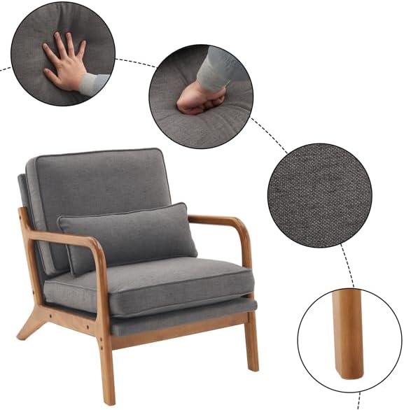 School Office Chair Waiting Room Chair Guest Chair Conference Room Chair Office Guest Chair Reception Accent Single Sofa Chair Seat Office Executive Side Chair Dark Grey