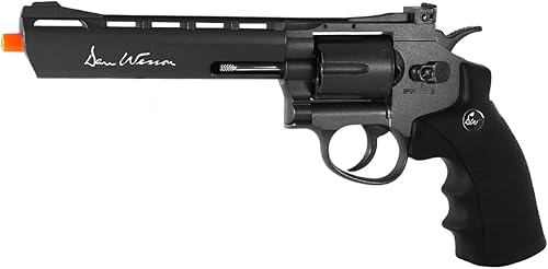 Miniatura 9 de ASG Dan Wesson. Revólver Airsoft de CO2, Negro, 8 pulgadas.