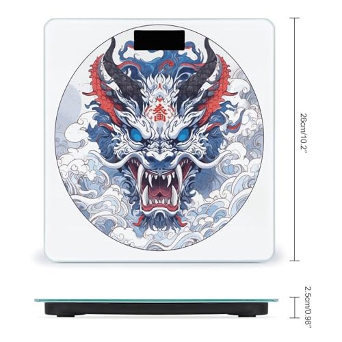 Báscula digital Japanese Dragon para baño 400 lb miniatura 2